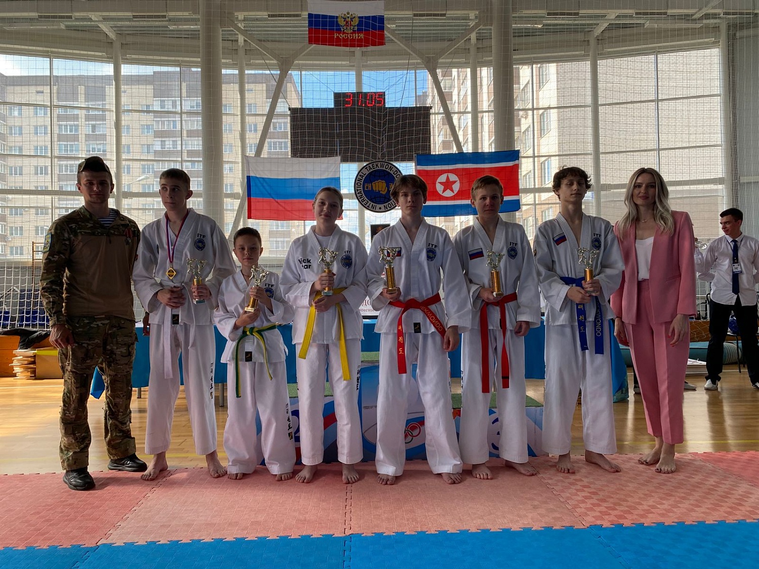 Первенство города Железногорска по тхэквандо ИТФ в Курской области: спортивный успех с поддержкой АО «РУДОАВТОМАТИКА им. В.В. Сафошина» 